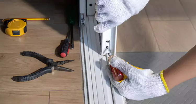 Backyard Sliding Door Track Repair in Callaway, FL