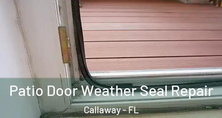  Patio Door Weather Seal Repair Callaway - FL